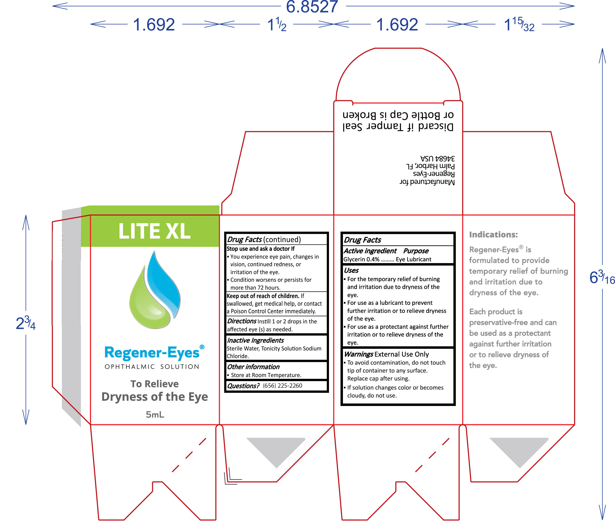 Regener-Eyes LITE XL Carton Artwork