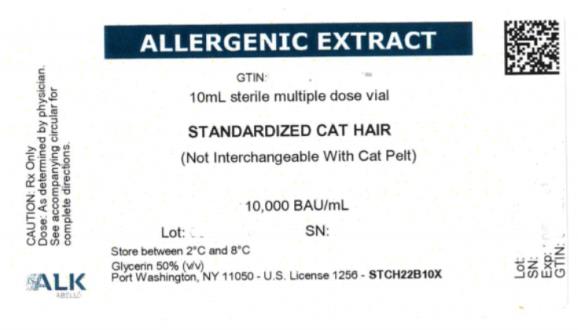 ALLERGENIC EXTRACT
GTIN:
10mL sterile multiple dose vial
STANDARDIZED CAT HAIR
10,000 BAU/mL
