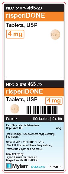 Risperidone 4 mg Tablets Unit Carton 
