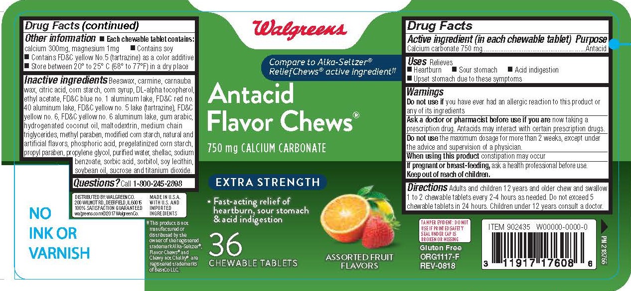 Walgreen Antacid Flavor Chews 36ct 