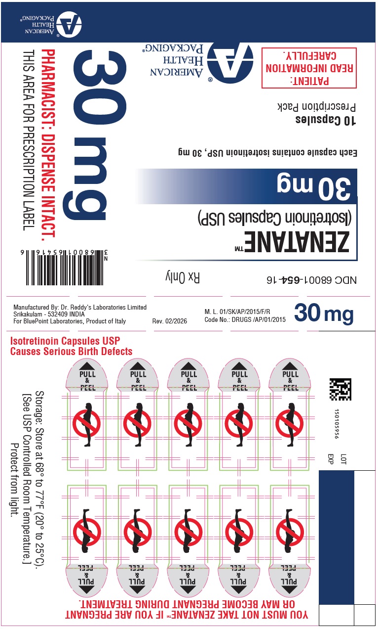 Isotretinoin Blister Card 30mg Rev 02-26
