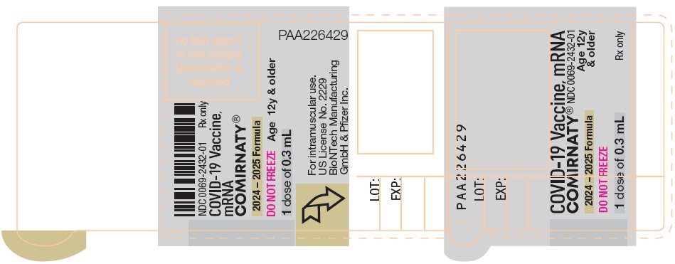 PRINCIPAL DISPLAY PANEL - 0.3 mL Glass Prefilled Syringe Label 2024-2025 Formula