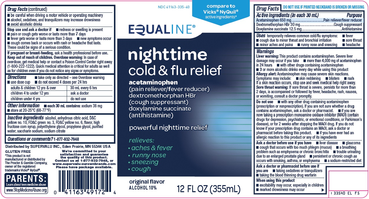 Equaline Nighttime Cold & Flu Relief image