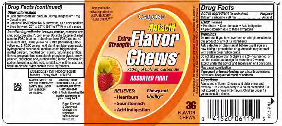 CareOne Antacid Flavor Chews 36ct