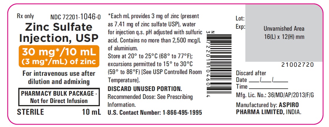 zincsulfateinjection30mgcontainerlabel