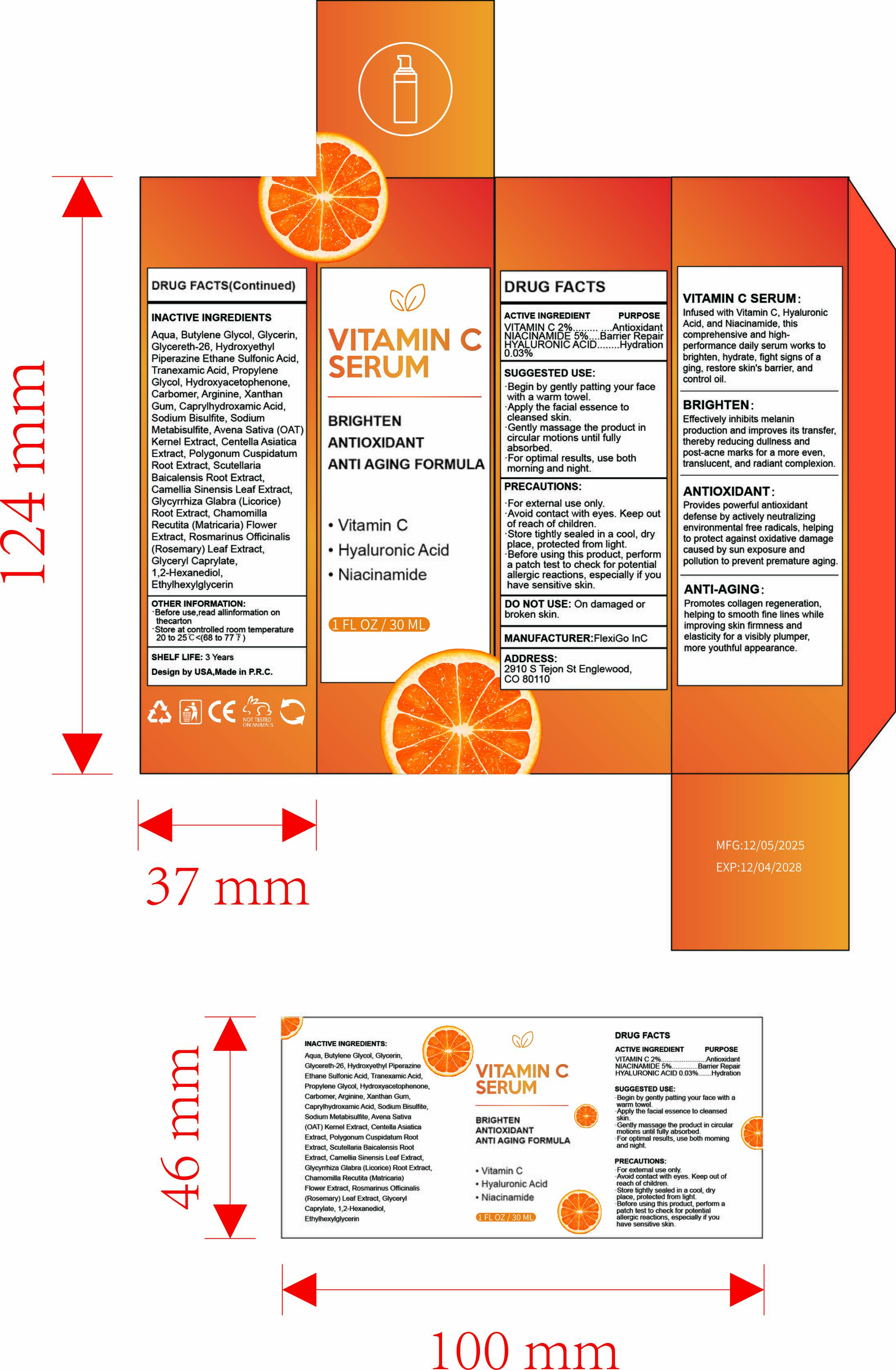 active ingredient section