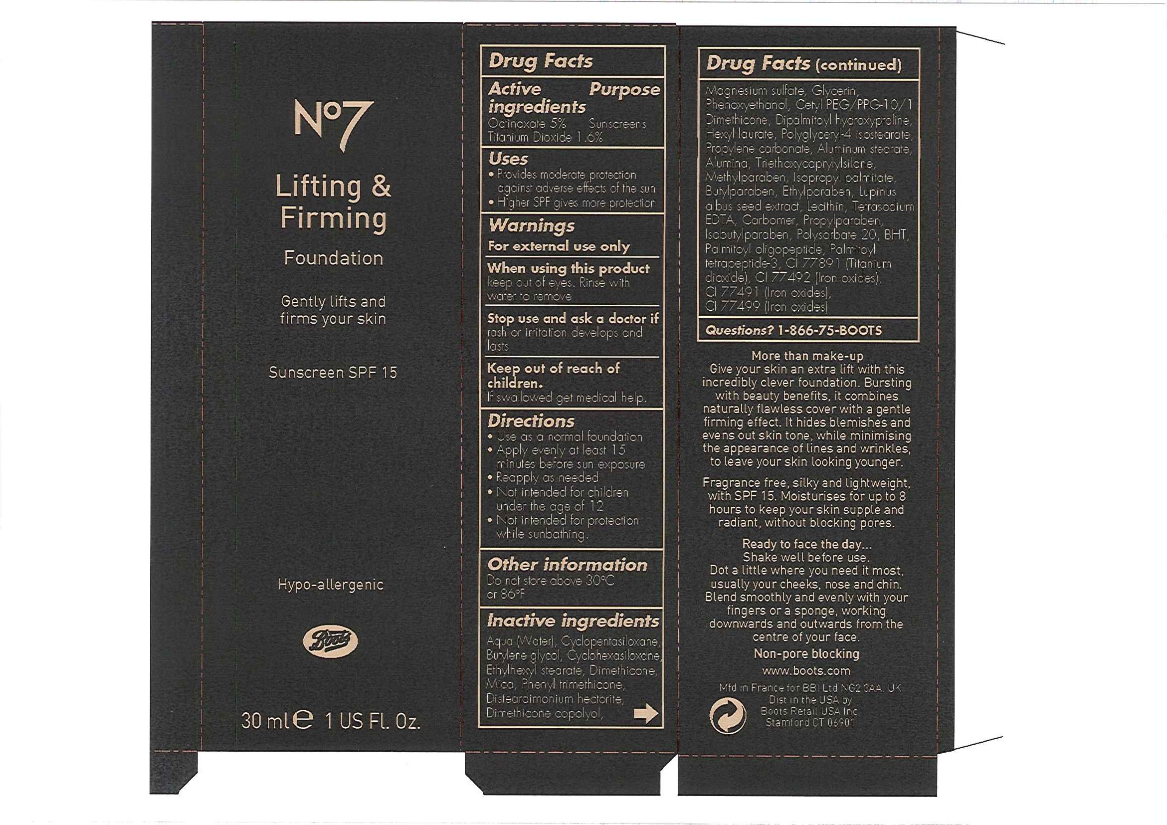 Lifting and Firming Fnd New Ivory carton
