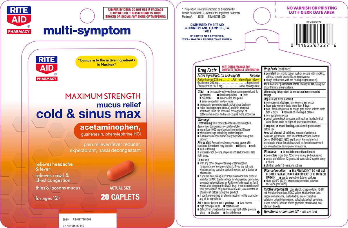 Rite Aid Menstrual Pain Relief, Maximum Strength - 40 Caplets