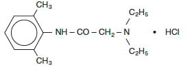 Lidocaine Hydrochloride Chemical Structure