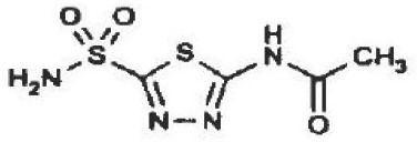 acetazolamide-structure