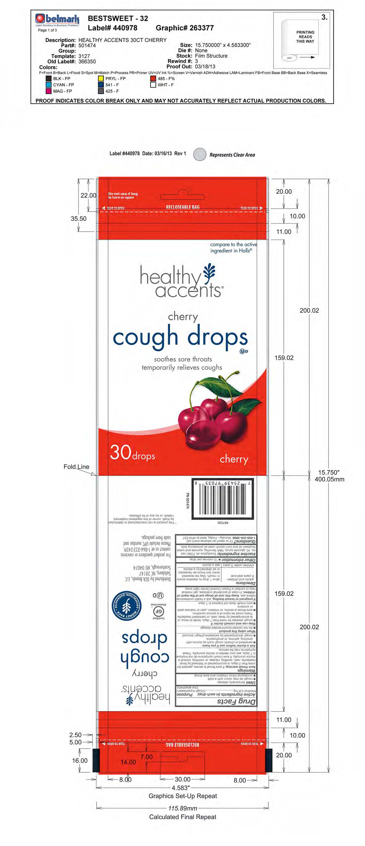 Healthy Accents Cherry 30ct