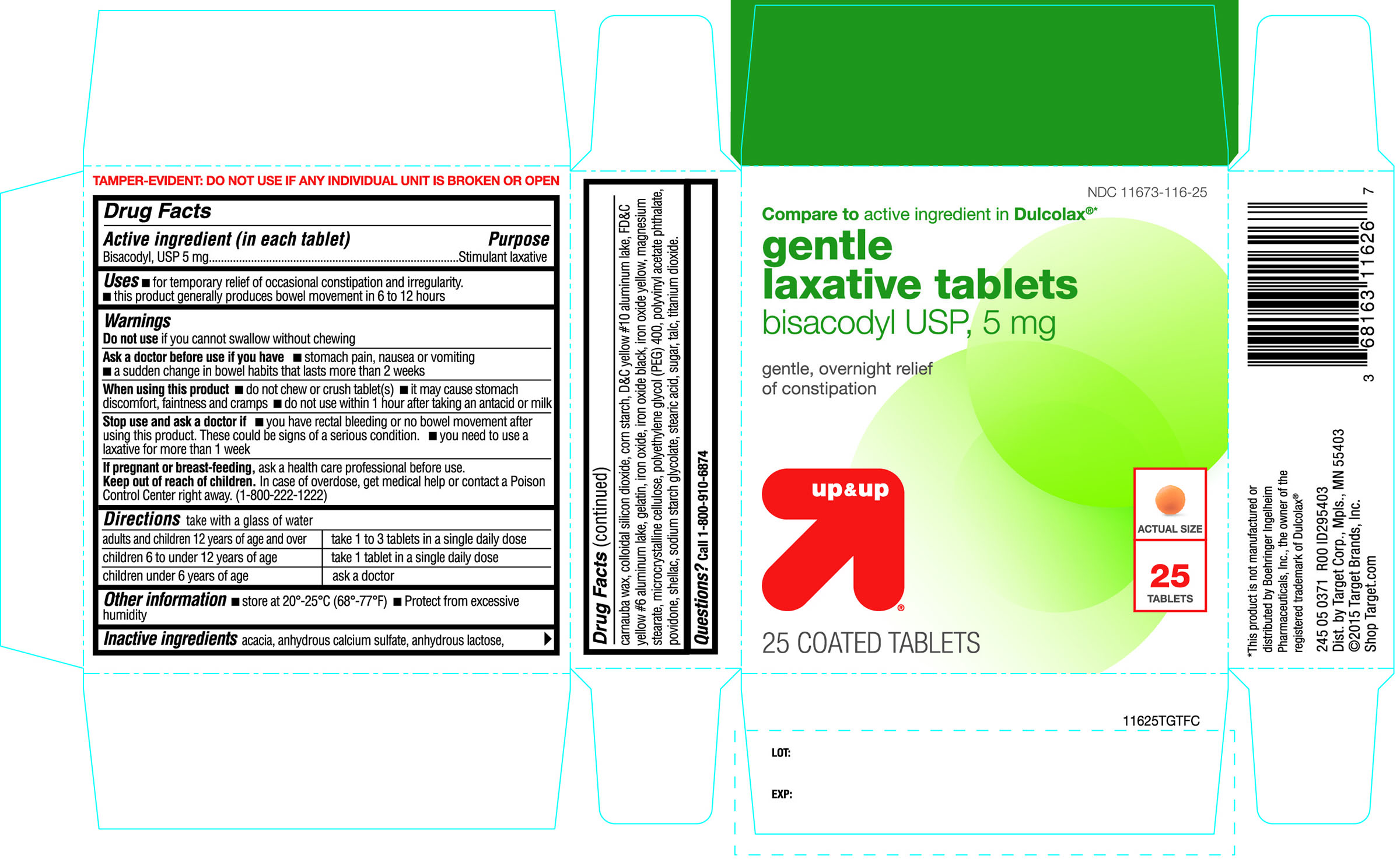 up and up gentle laxative tablets 