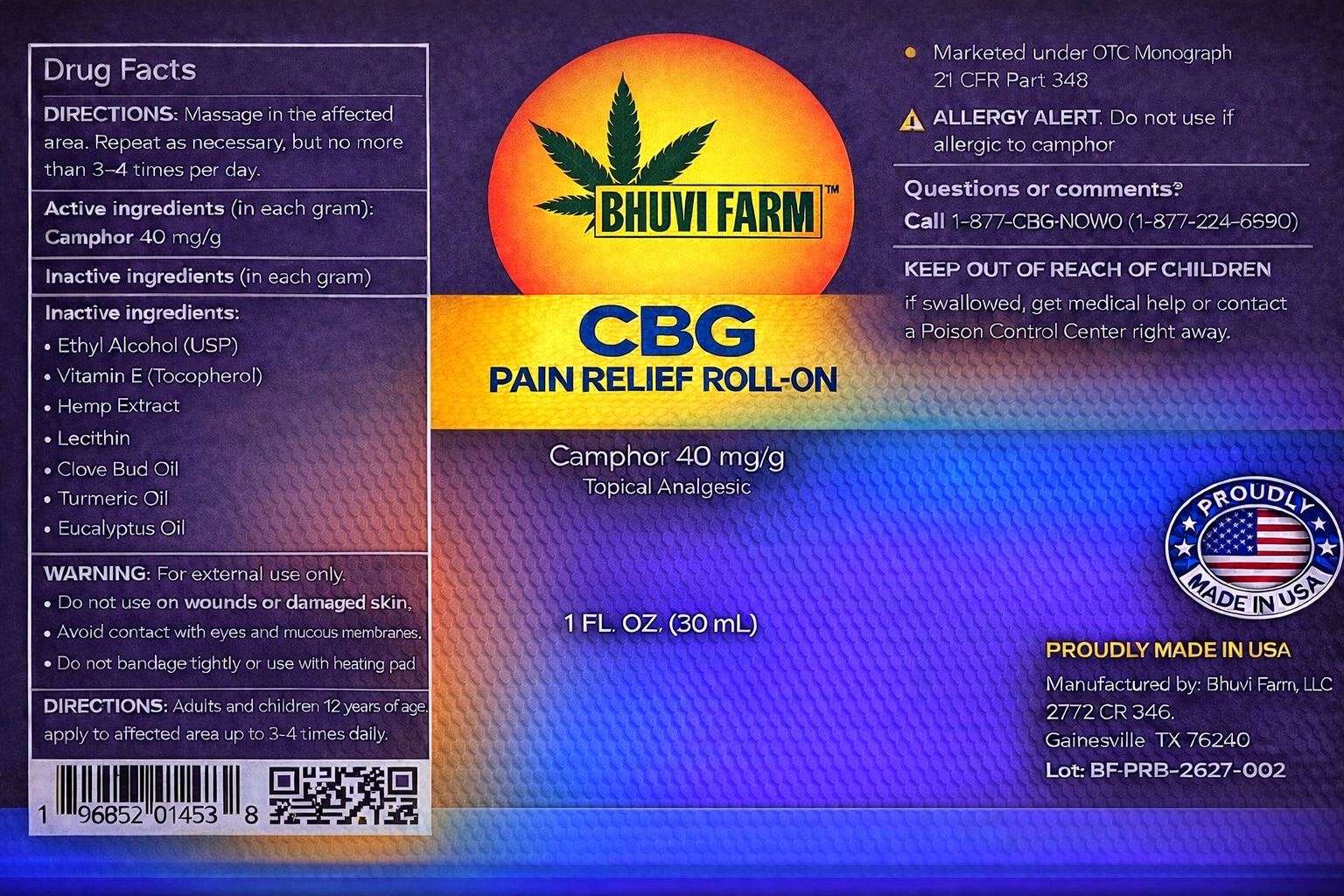 CBG_Paion_Relief_Roll-on_Label