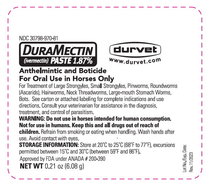 Durametcin Container Label