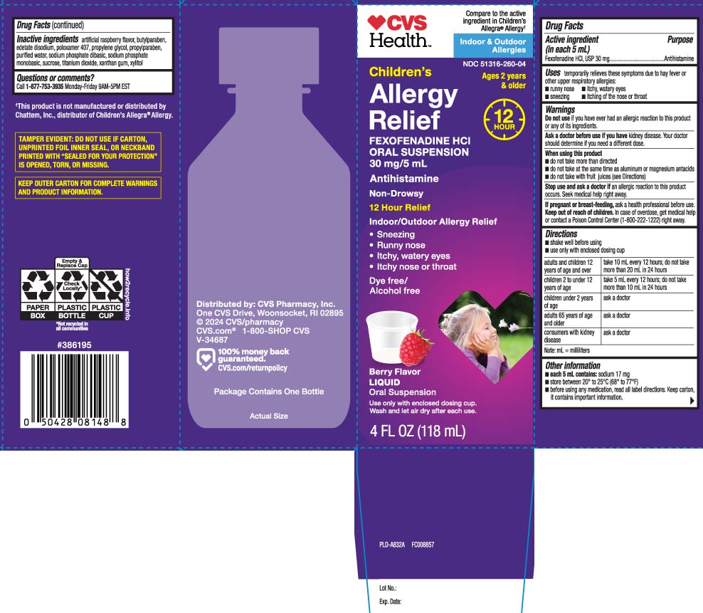 Fexofenadine HCl, USP 30 mg