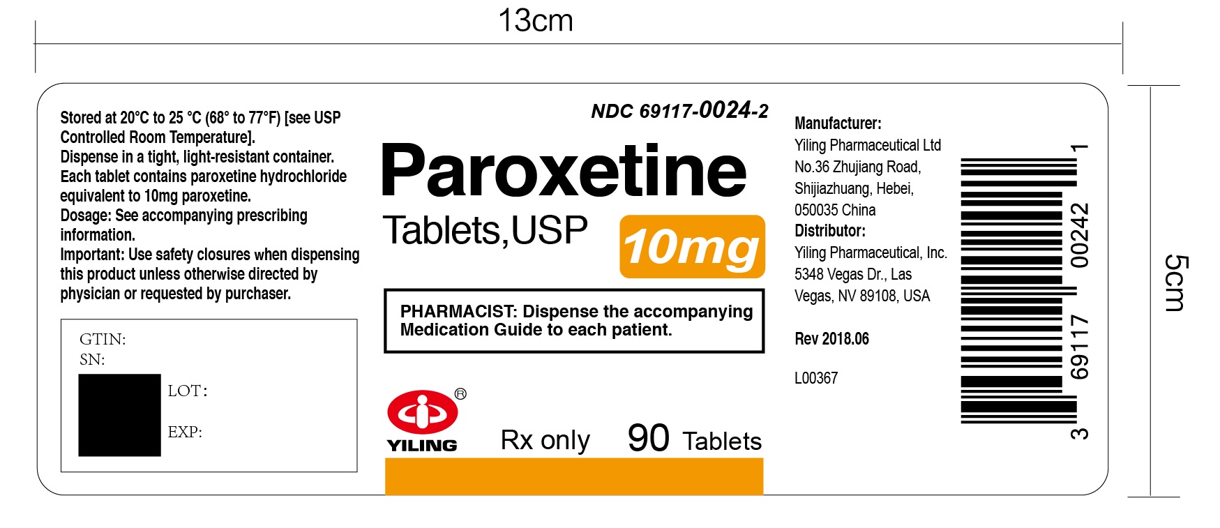 paroxetine-10mg 90s