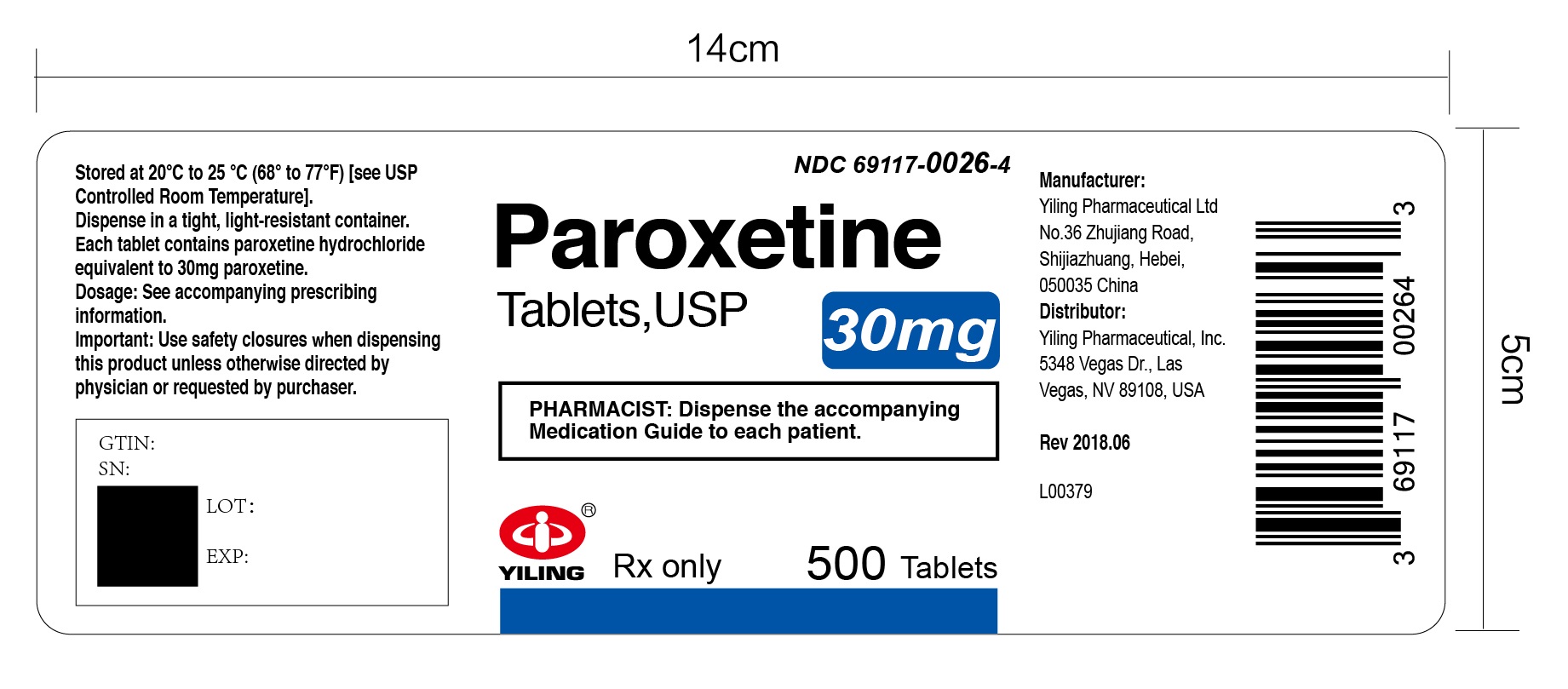 paroxetine-30mg 500s