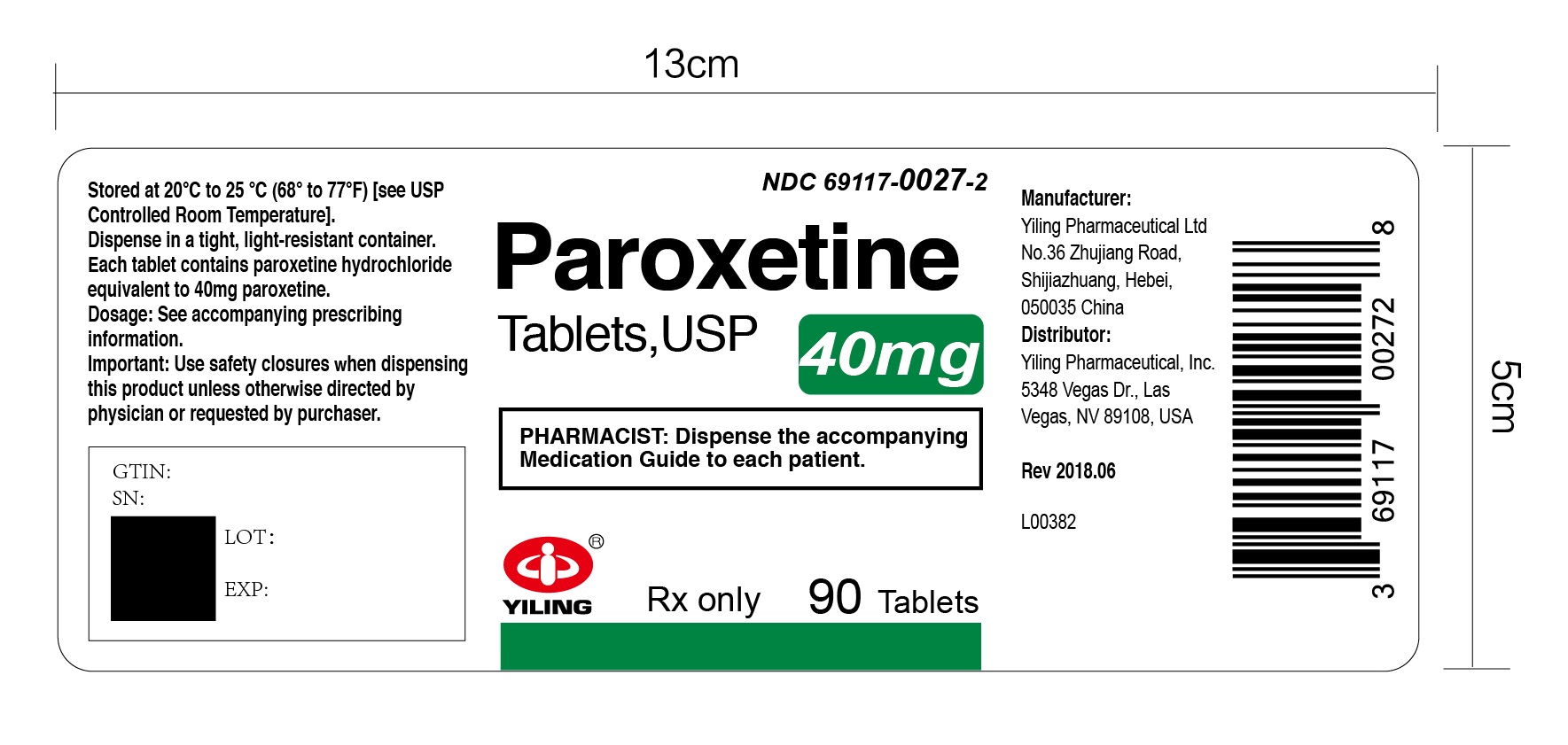 paroxetine-40mg 90s
