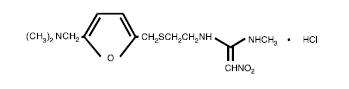 Structural Formula for Ranitidine