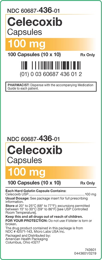 100 mg Celecoxib Capsules Carton