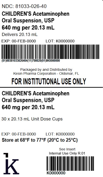 CHILDREN'S APAP 20.13 mL 30 count Carton