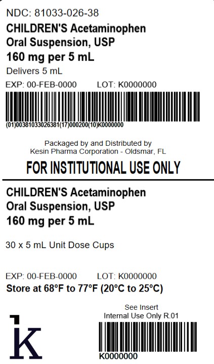 CHILDREN'S APAP 5 mL 30 Count Carton