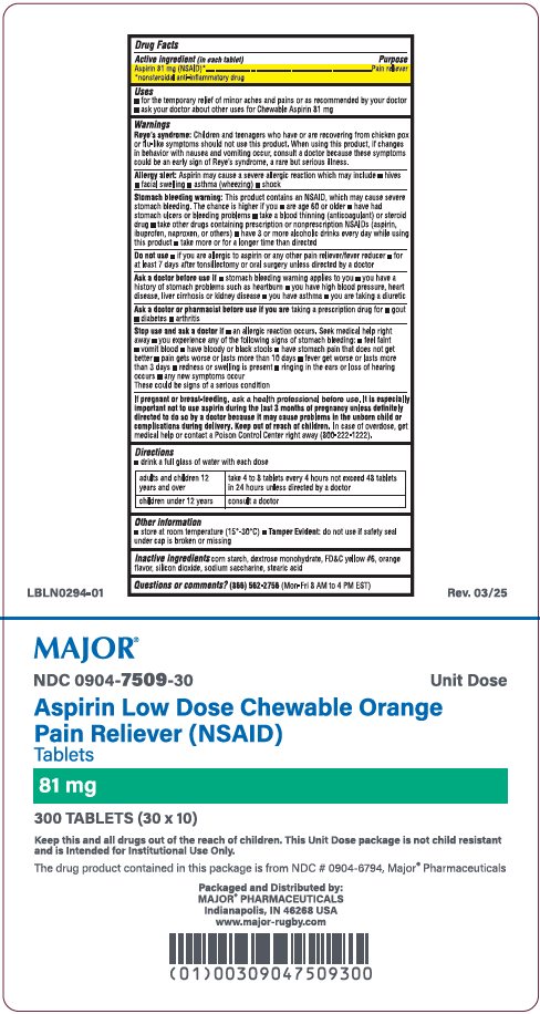 81mg carton label