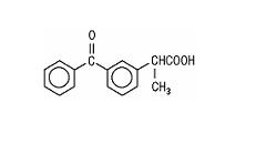 ketoprofen structural formula