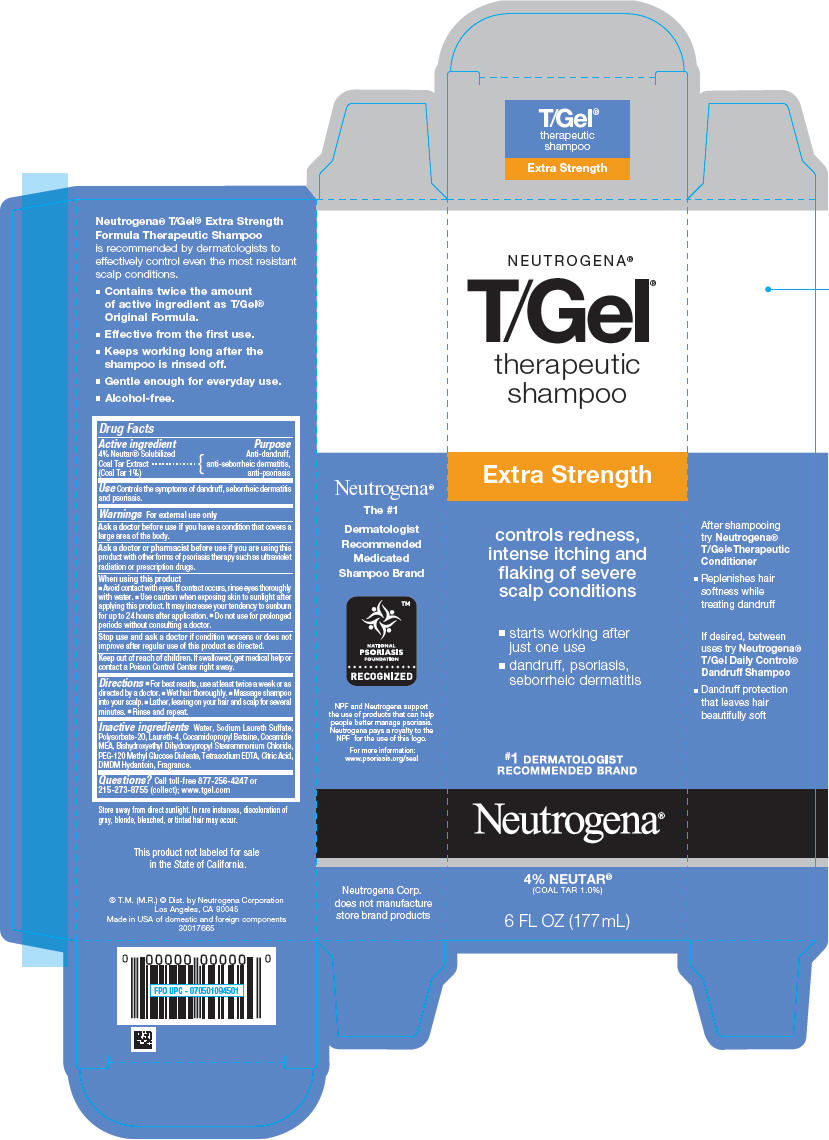T/GEL THERAPEUTIC EXTRA STRENGTH- coal shampoo
