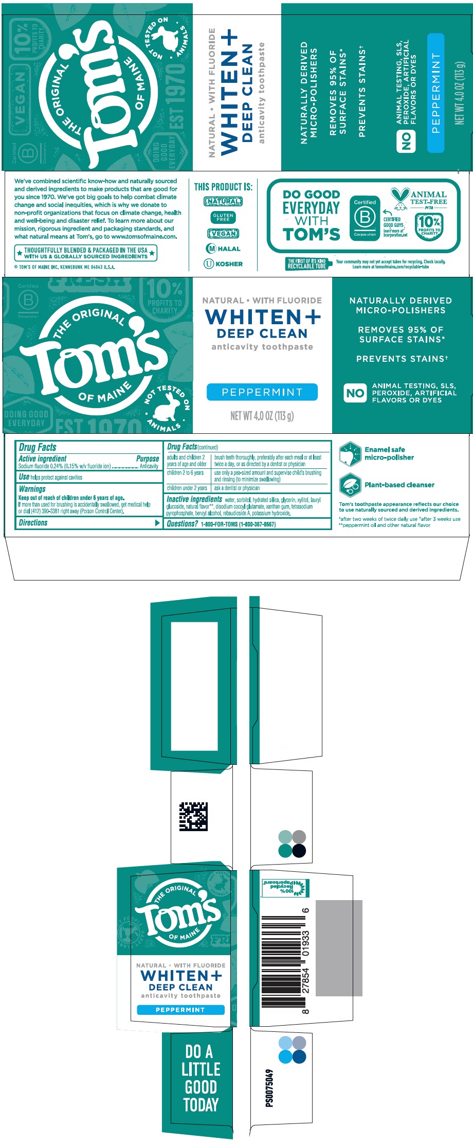 Principal Display Panel - 113 g Tube Carton