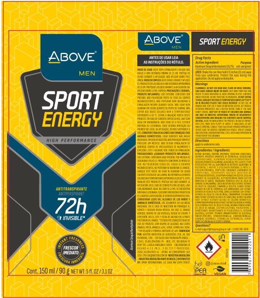 ABOVE CREAM ORIGINAL WOMAN ANTIPERSPIRANT DEODORANT 72H