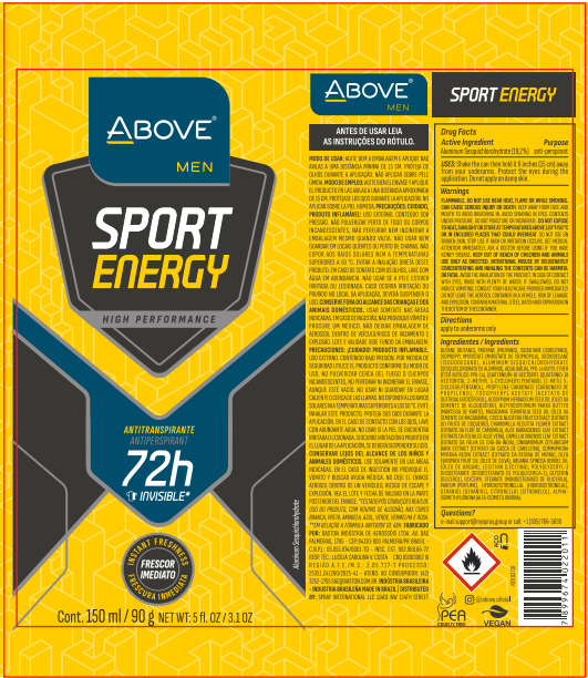 ABOVE CREAM ORIGINAL WOMAN ANTIPERSPIRANT DEODORANT 72H