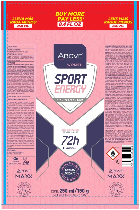 ABOVE CREAM ORIGINAL WOMAN ANTIPERSPIRANT DEODORANT 72H