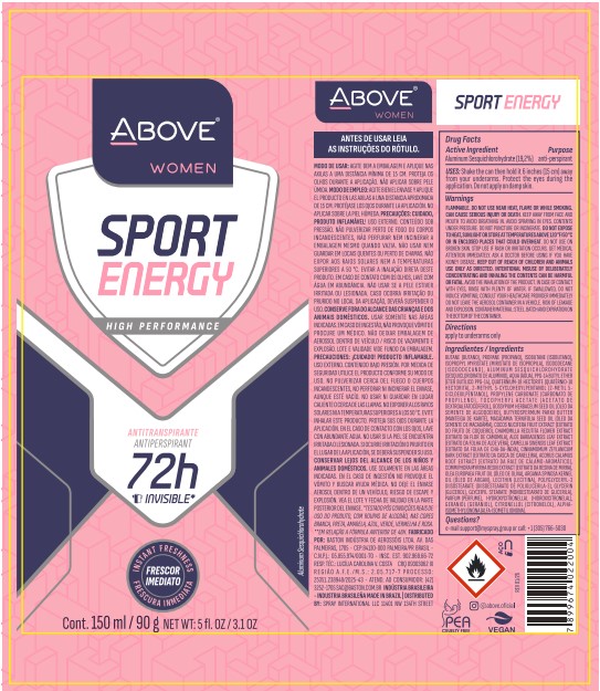 ABOVE CREAM ORIGINAL WOMAN ANTIPERSPIRANT DEODORANT 72H