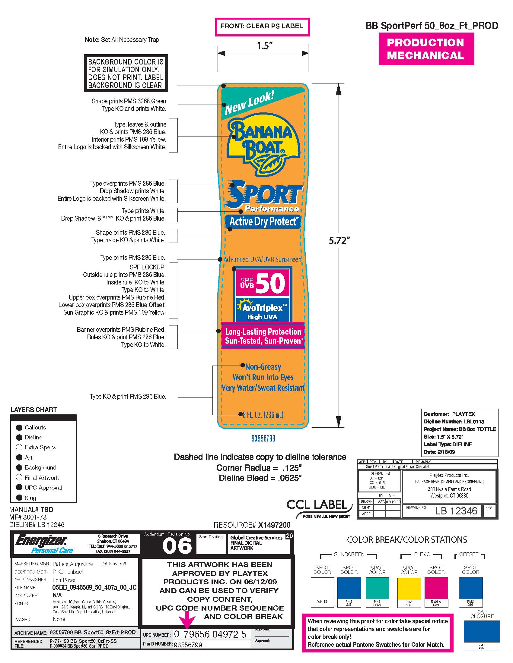 Image of Tube Label - Front