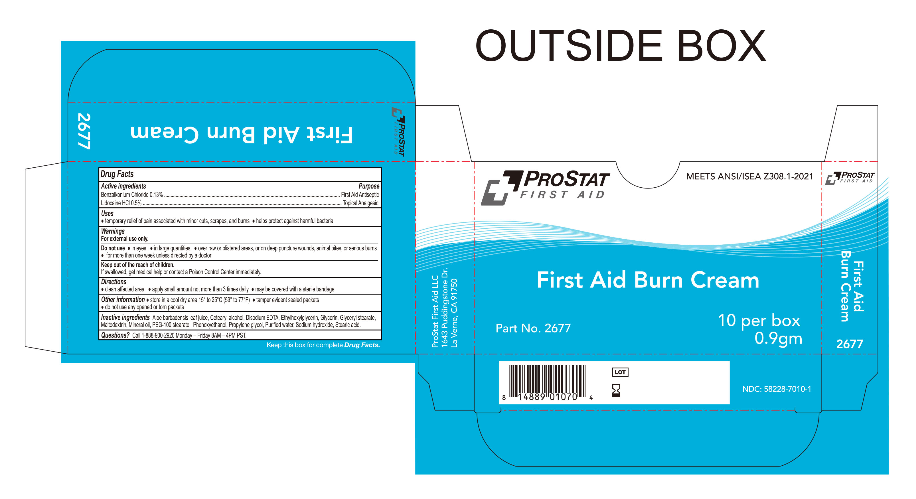 PS 2677 FIRST AID BURN CREAM 0.9G 10PK BOX R230426-2_122325 CDER