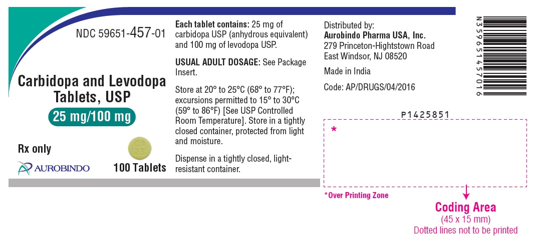 PACKAGE LABEL-PRINCIPAL DISPLAY PANEL - 25 mg/100 mg (100 Tablets Bottle)