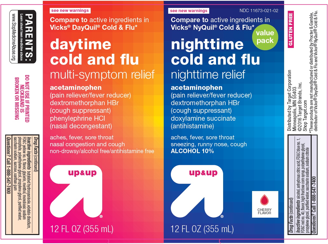 Up & Up Daytime Nighttime Cold & Flu Image 1