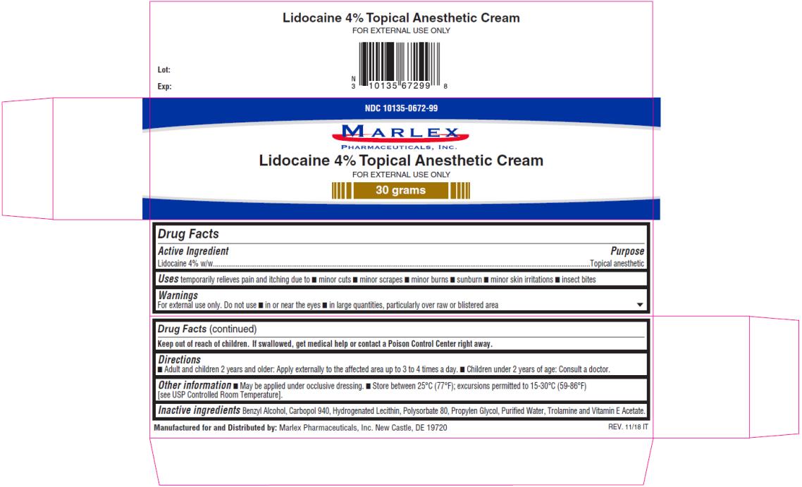 PRINCIPAL DISPLAY PANEL - 30g Tube Carton
Lidocaine 4% Topical Anesthetic Cream
Pain & Itch Relief Cream NET WT. (30g)
