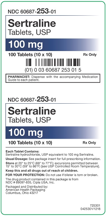 100 mg Sertraline Tablets Carton