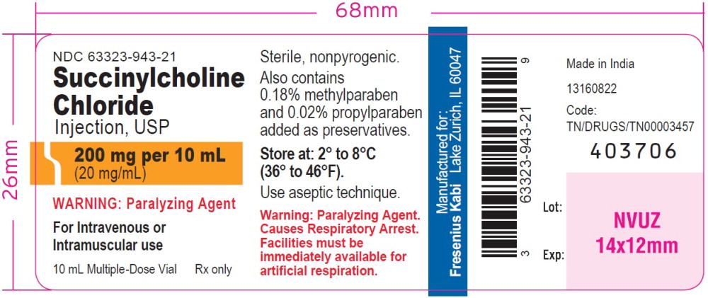 SUCCINYLCHOLINE CHLORIDE Injection, Solution