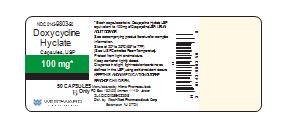 NDC: <a href=/NDC/0143-9803-50>0143-9803-50</a> Doxycycline Hyclate Capsules, USP 100 mg