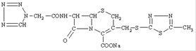 structural formula cefazolin