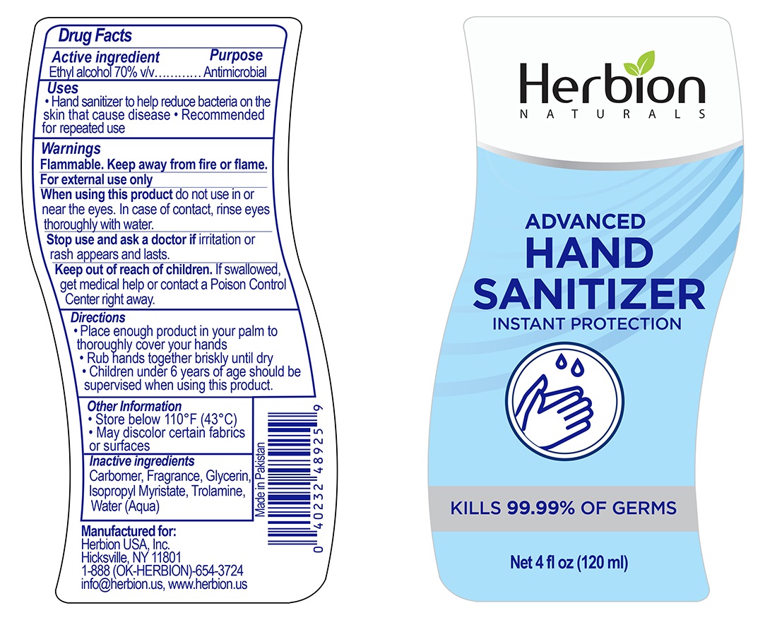 Herbion Naturals Advanced Hand Sanitizer