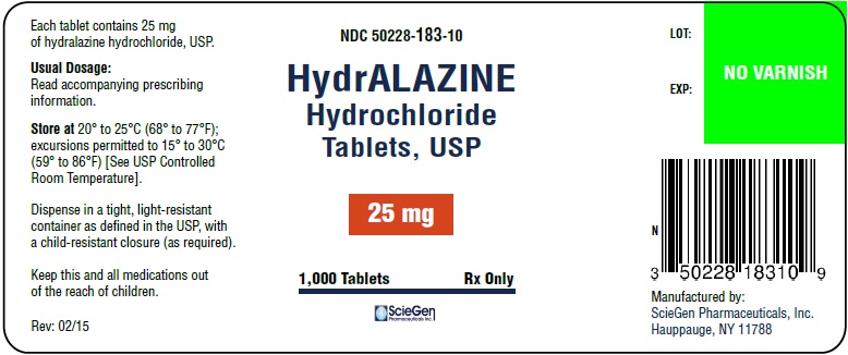 PACKAGE LABEL-PRINCIPAL DISPLAY PANEL - 25 mg (1,000 Tablets Bottle)