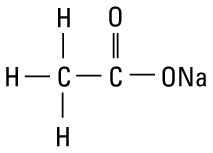 structural formula sodium acetate usp