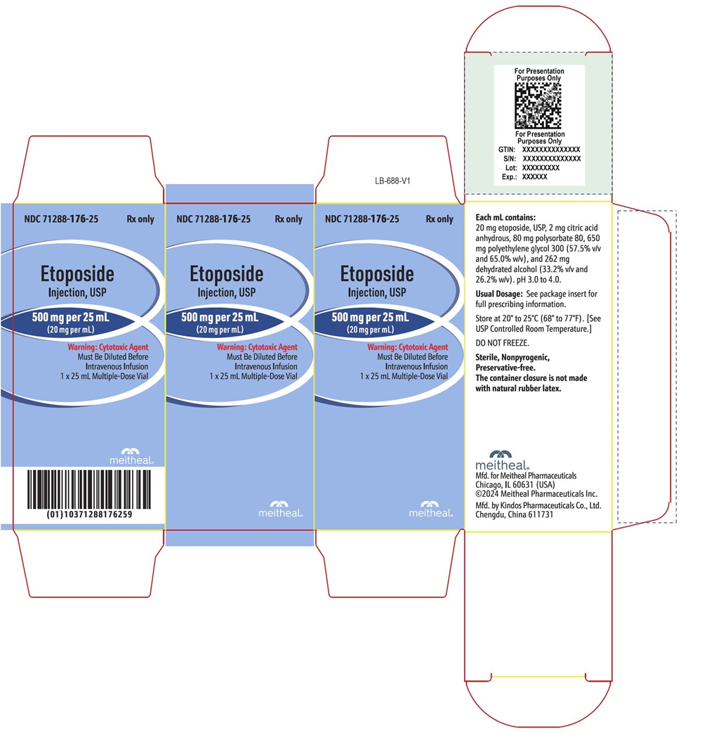 PACKAGE LABEL PRINCIPAL DISPLAY PANEL - Etoposide Injection, USP 500 mg per 25 mL Carton Label