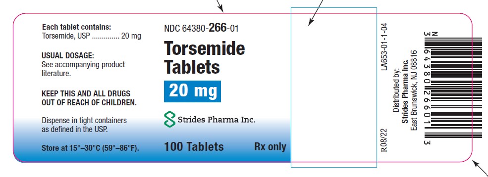 Torsemide tab 20mg-100s