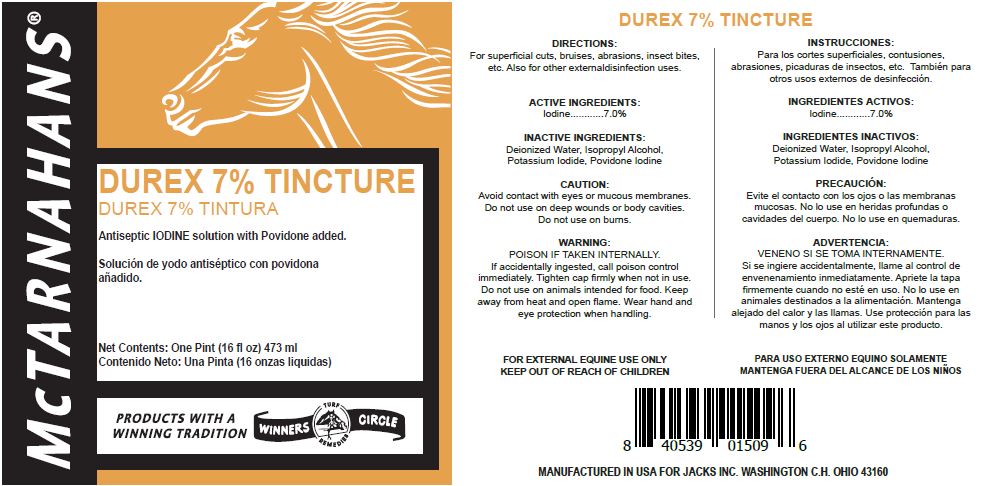 Tincture Iodine Label