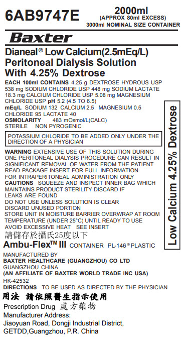 Representative Dianeal Container Label